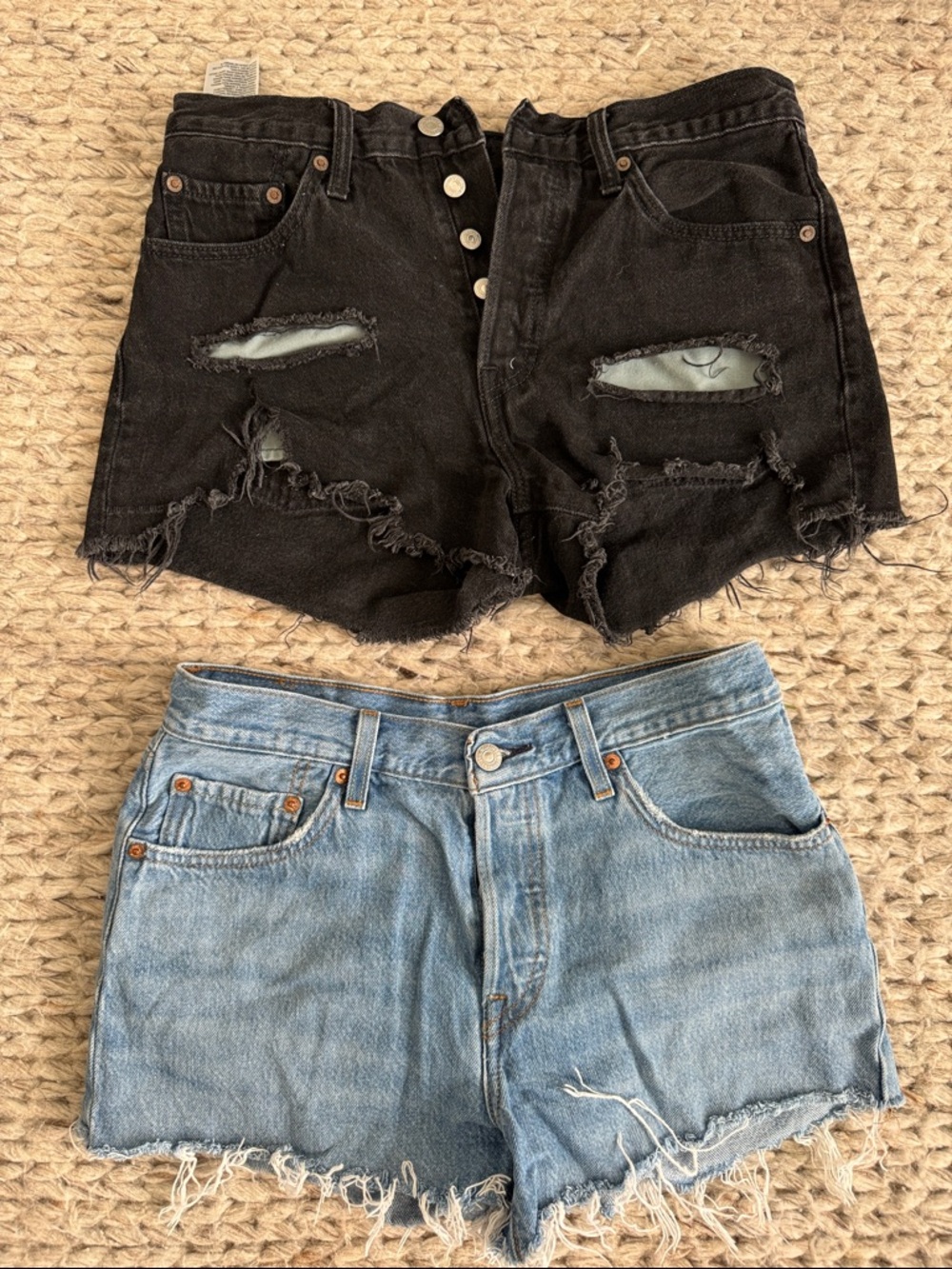 Levi High Waisted Shorts button up Bundle